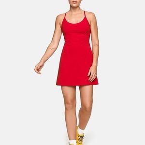 Outdoor Voices Exercise Dress - Scarlet - Size S